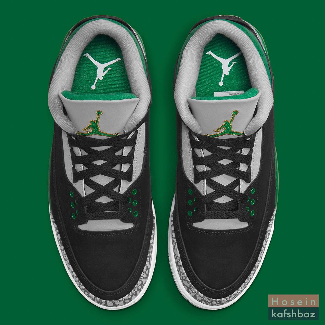  Nike Air Jordan 3 Pine Green