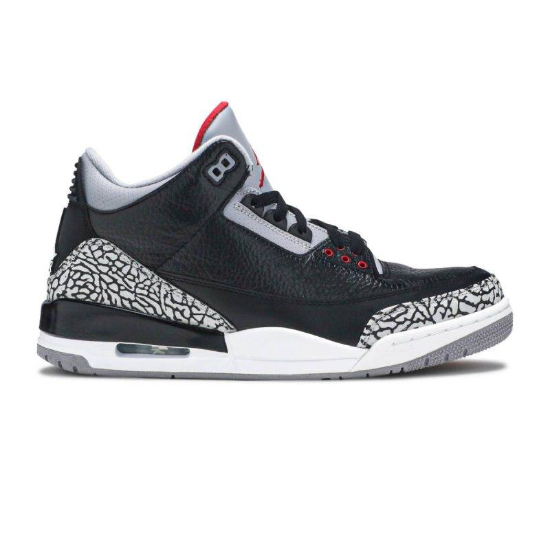 کتونی مردانه نایک ایر جردن 3 رترو Nike Air Jordan 3 Black Cement