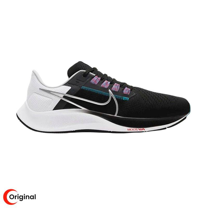 کتونی مردانه نایک ایر زوم پگاسوس 38 Nike Air Zoom Pegasus 38 Black And Silver