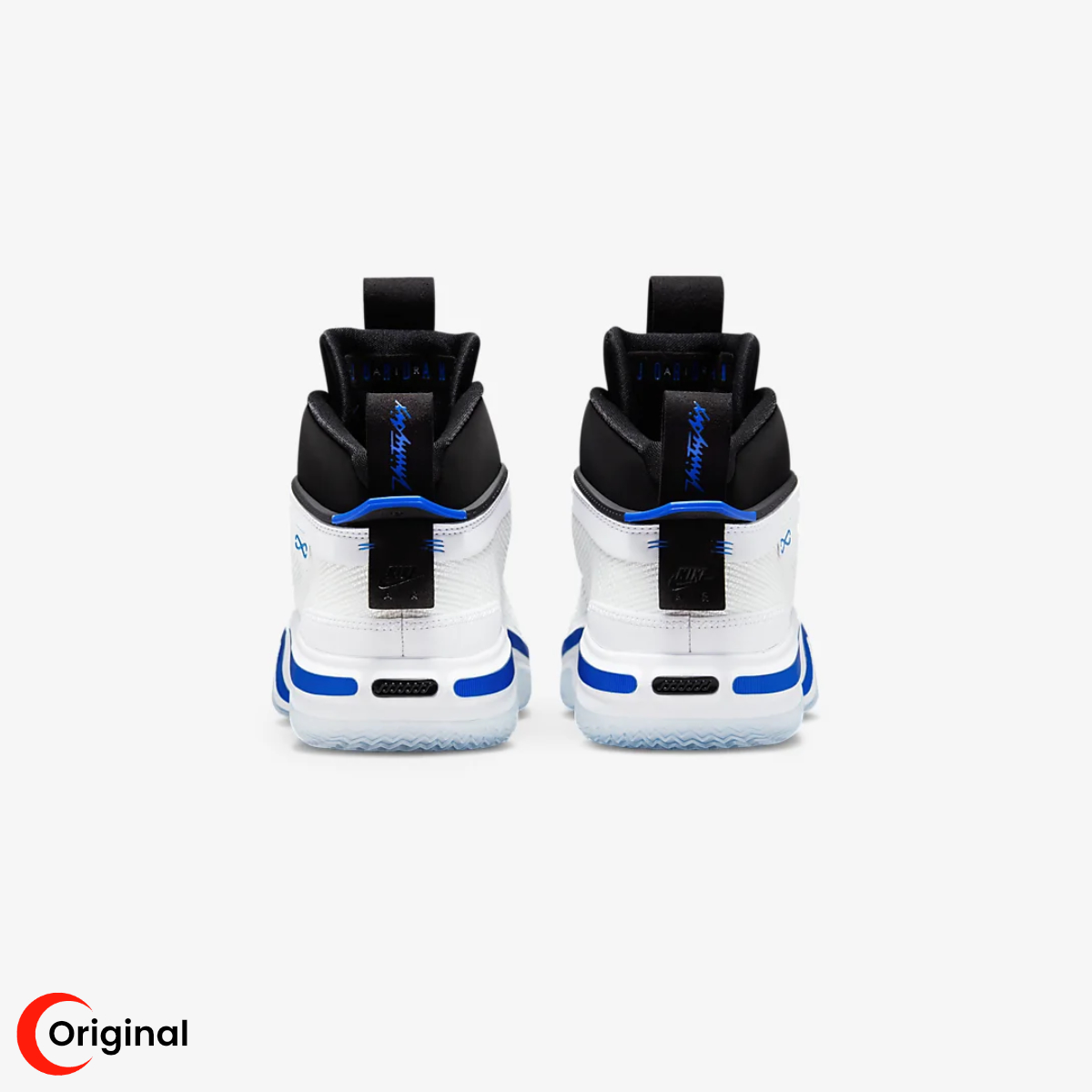 کتونی اورجینال مردانه نایک ایر جردن 36 Nike Air Jordan 36 White And Blue