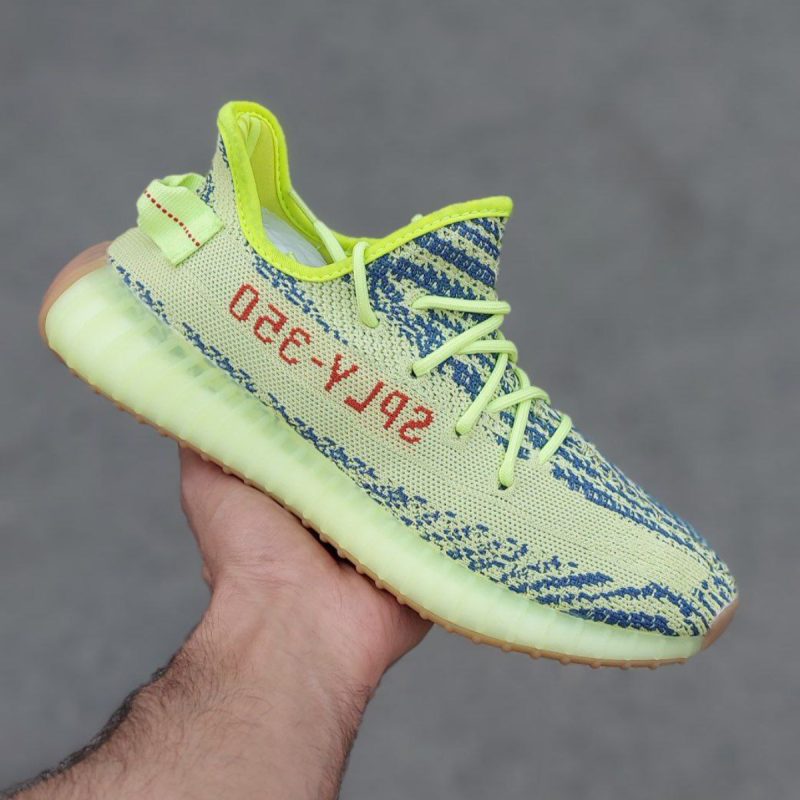 کتونی مردانه آدیداس یزی 350 Adidas Yeezy Boost 350 V2 Semi Frozen Yellow
