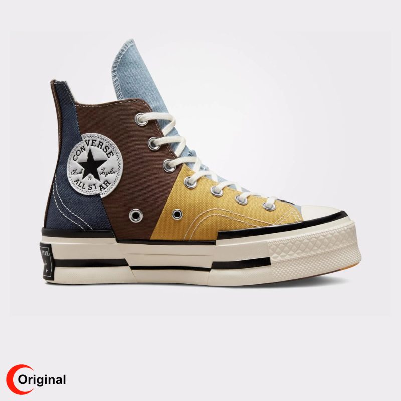 کتونی اورجینال زنانه کانورس Converse Chuck 70 Plus Material Mashup