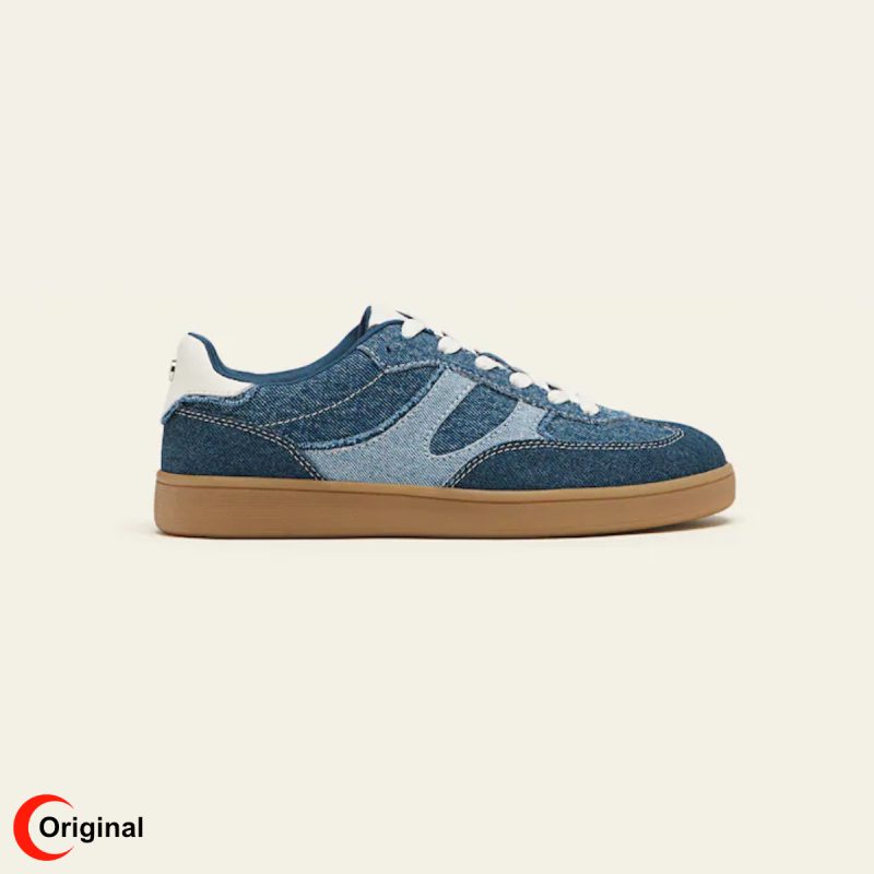 Stradivarius Casual Retro Denim Trainers