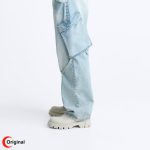 بوت اورجینال مردانه زارا Zara Chelsea Boots With Chunky Track Soles
