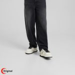 کتونی اورجینال مردانه برشکا Bershka Asymmetrical Sneakers With Keychain Detail