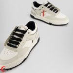 کتونی اورجینال مردانه برشکا Bershka Asymmetrical Sneakers With Keychain Detail