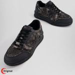 کتونی اورجینال مردانه برشکا Bershka Thick-Soled Denim Sneakers With Tassel Detail