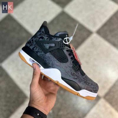 کتونی مردانه نایک ایر جردن 4 رترو Nike Air Jordan 4 Retro Laser Black