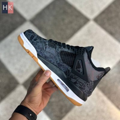 کتونی مردانه نایک ایر جردن 4 رترو Nike Air Jordan 4 Retro Laser Black