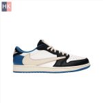 کتونی مردانه نایک ایر جردن 1 تراویس اسکات فرگمنت Nike Air Jordan 1 Travis Scott Fragment