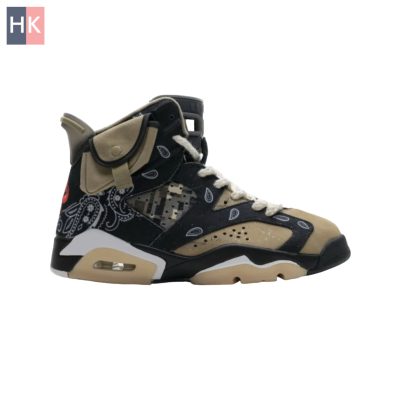 کتونی مردانه نایک ایر جردن 6 رترو کاکتوس جک باندانا Nike Air Jordan 6 Retro Cactus Jack Bandana