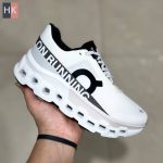 کتونی آن رانینگ کلود مانستر سفید مشکی On Running Cloudmonster