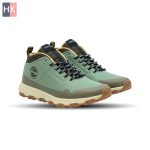 کتونی مردانه تیمبرلند وینزور تریل سبز Timberland Winsor Trail Mid
