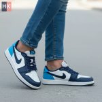کتونی نایک ایر جردن 1 ابسیدین ( Nike Air Jordan 1 Low Obsidian ) کتونی نایک ایر جردن 1 ابسیدین ( Nike Air Jordan 1 Low Obsidian )