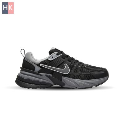 کتونی مردانه نایک وی تو کی ران مشکی طوسی Nike V2K Run