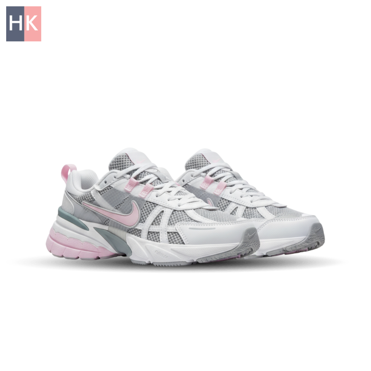 کتونی زنانه نایک وی تو کی ران طوسی صورتی Nike V2K Run کتونی زنانه نایک وی تو کی ران طوسی صورتی Nike V2K Run
