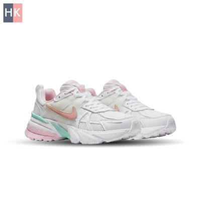 کتونی زنانه نایک وی تو کی ران سفید صورتی Nike V2K Run