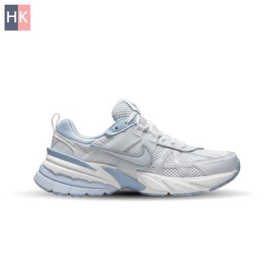 کتونی نایک وی تو کی ران سفید آبی Nike V2K Run