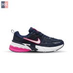 کتونی زنانه نایک وی تو کی ران سرمه ای سفید Nike V2K Run
