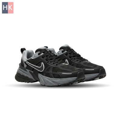 کتونی مردانه نایک وی تو کی ران مشکی طوسی Nike V2K Run