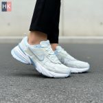 کتونی نایک وی تو کی ران سفید آبی Nike V2K Run