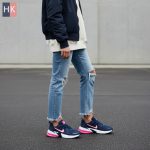 کتونی زنانه نایک وی تو کی ران سرمه ای سفید Nike V2K Run