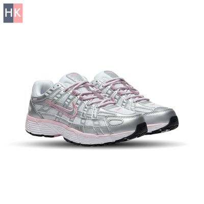 کتونی زنانه نایک پی 6000 نقره ای و صورتی ( Nike P 6000 )