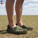 صندل مردانه کراکس صالحه بمبوری سبز Crocs Salehe Bembury