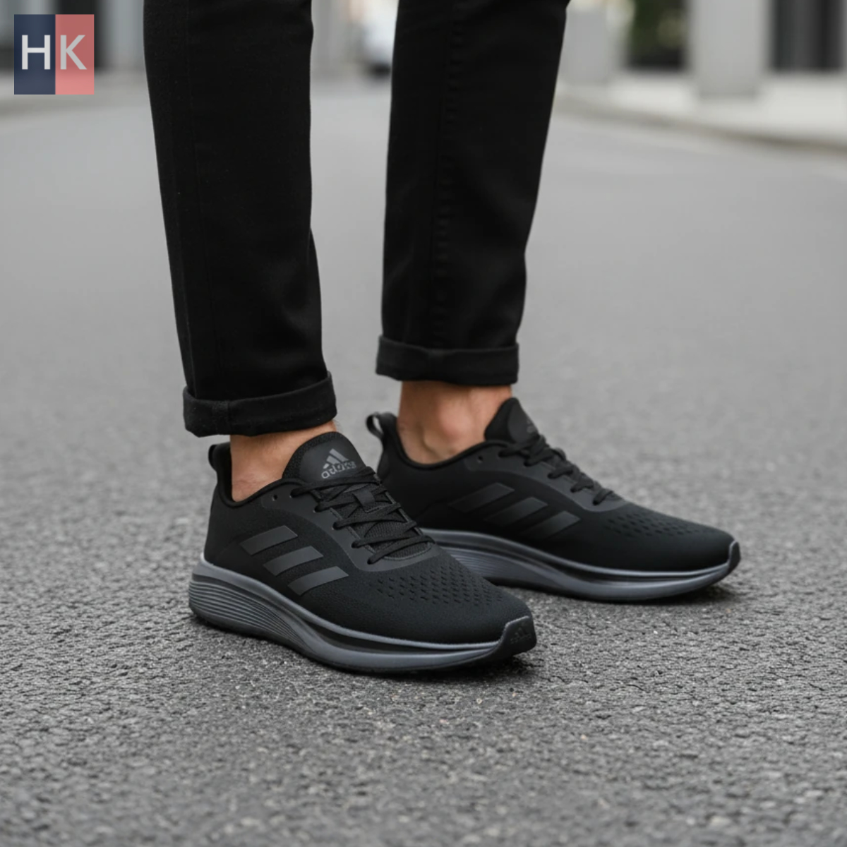 کتونی مردانه آدیداس کلودفوم ای دی مشکی و طوسی ( Adidas CloudFoam ED ) کتونی مردانه آدیداس کلودفوم ای دی مشکی و طوسی ( Adidas CloudFoam ED )