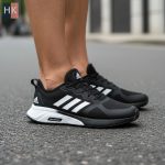 کتونی آدیداس کلودفوم مشکی و سفید ( Adidas CloudFoam )