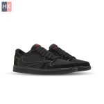 کتونی مردانه نایک ایر جردن 1 تراویس اسکات بلک فانتوم Nike Air Jordan 1 Low Travis Scott Black Phantom