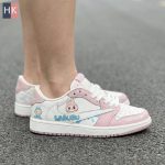 کتونی زنانه نایک ایر جردن 1 لبوبو ( Nike Air Jordan 1 Low Labubu )