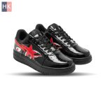کتونی مردانه نایک ایر فورس 1 بیپ شارک ( Nike Air Force 1 Low Bape Sta Shark Face Black )