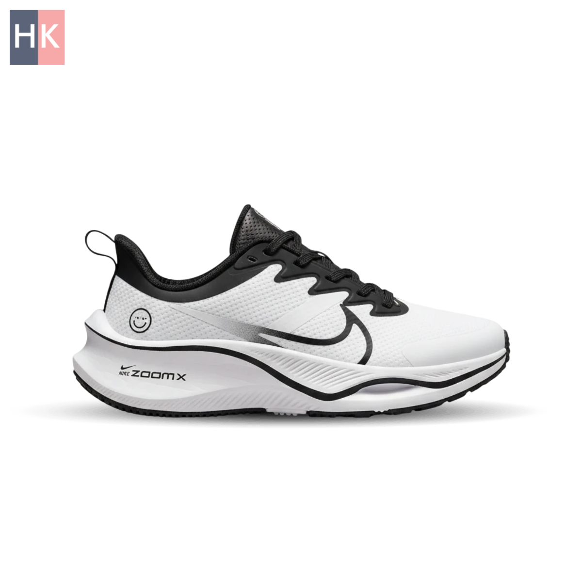 کتونی نایک ایر زوم ایکس چرمی سفید و مشکی