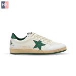 کتونی زنانه گلدن گوس بال استار سفید سبز ( Golden Goose Ball Star )