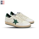کتونی زنانه گلدن گوس بال استار سفید سبز ( Golden Goose Ball Star )