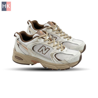 کفش نیو بالانس 530 سفید و قهوه ای ( New Balance 530 )