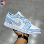 کتونی نایک ایر جردن 1 آیس بلو ( Nike Air Jordan 1 Low Ice Blue )
