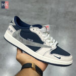 کتونی مردانه نایک ایر جردن 1 تراویس اسکات دیور ( Nike Air Jordan 1 Travis Scott Dior )