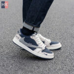 کتونی مردانه نایک ایر جردن 1 تراویس اسکات دیور ( Nike Air Jordan 1 Travis Scott Dior )