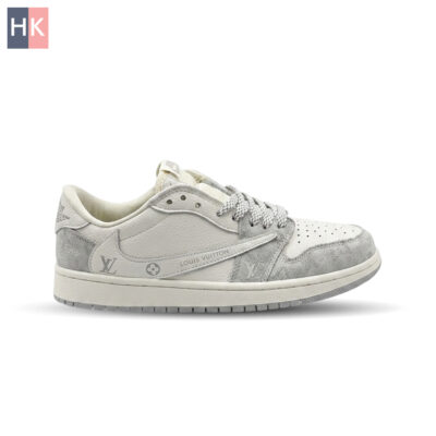کتونی نایک ایر جردن 1 تراویس اسکات لویی ویتان ( Nike Air Jordan 1 Travis Scott LV )