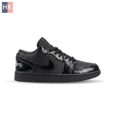 کتونی نایک ایر جردن 1 مشکی ( Nike Air Jordan 1 Low Black Patent )