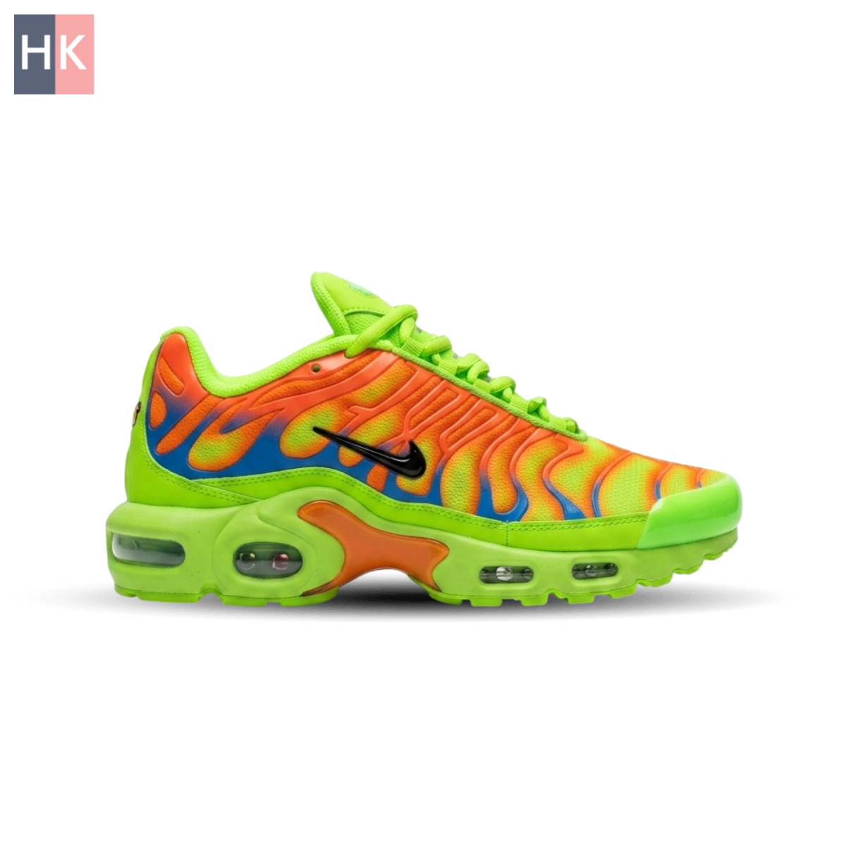 کتونی مردانه نایک ایرمکس پلاس تی ان سبز و نارنجی ( Nike Air Max Plus TN )