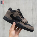کتونی مردانه نایک جردن تراویس اسکات جامپ من دارک موکا ( Nike Jordan Travis Scott Jumpman )