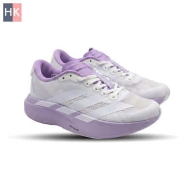 کتونی زنانه آدیداس آدیزیرو ایوو اس ال سفید و بنفش ( Adidas Adizero EVO SL ) کتونی زنانه آدیداس آدیزیرو ایوو اس ال سفید و بنفش ( Adidas Adizero EVO SL )