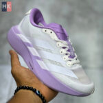 کتونی زنانه آدیداس آدیزیرو ایوو اس ال سفید و بنفش ( Adidas Adizero EVO SL )
