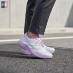 کتونی زنانه آدیداس آدیزیرو ایوو اس ال سفید و بنفش ( Adidas Adizero EVO SL )