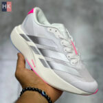 کتونی زنانه آدیداس آدیزیرو ایوو اس ال سفید و صورتی ( Adidas Adizero EVO SL )