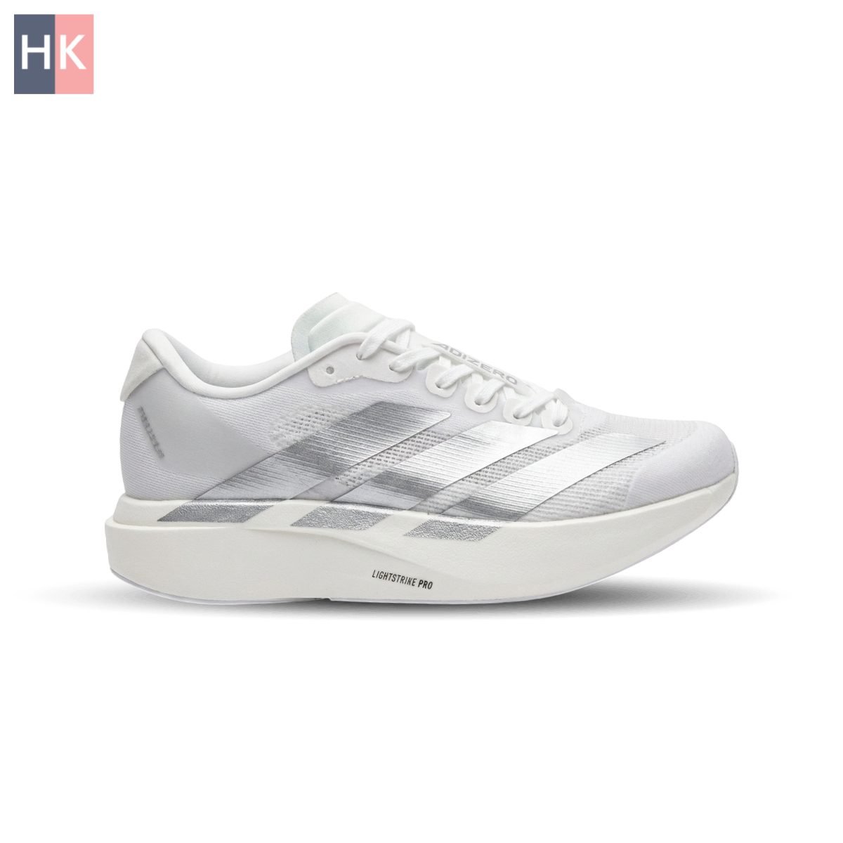 کتونی آدیداس آدیزیرو ایوو اس ال سفید و نقره ای ( Adidas Adizero EVO SL )