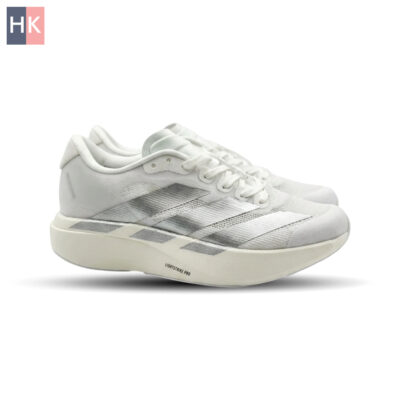 کتونی آدیداس آدیزیرو ایوو اس ال سفید و نقره ای ( Adidas Adizero EVO SL ) کتونی آدیداس آدیزیرو ایوو اس ال سفید و نقره ای ( Adidas Adizero EVO SL )